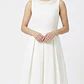 Vestido Cóctail Jacquard Texturizado Cuello Perlas TAHARI ARTHUR S. LEVINE (M) SHOWROOM - thumbnail 1