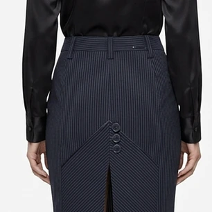 Falda Pencil Paneles Pinstripe DKNY JEANS (S) 
