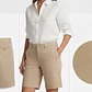 Bermuda Chino Beige 100 % Algodon DKNY (S) NUEVO CON ETIQUETAS - thumbnail 2