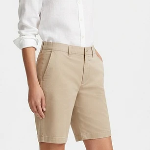 Bermuda Chino Beige 100 % Algodon DKNY (S) NUEVO CON ETIQUETAS