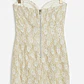 Vestido Cóctel Strapless Encaje Dorado TFNC LONDON X TOPSHOP (S) NUEVO CON ETIQUETAS - Miniatura 3