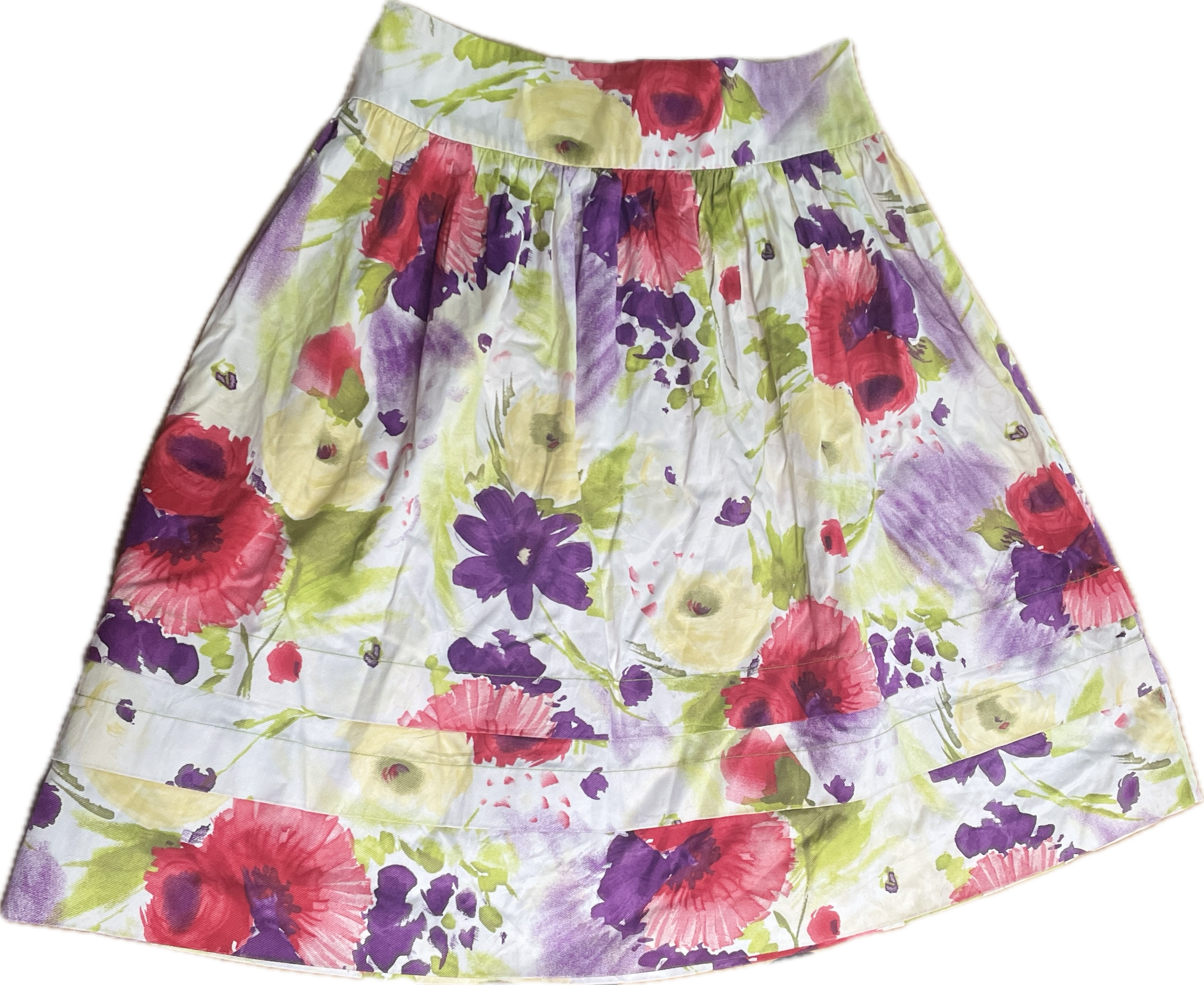 Falda Evasé Algodón Flores SFERA (M) SHOWROOM 3