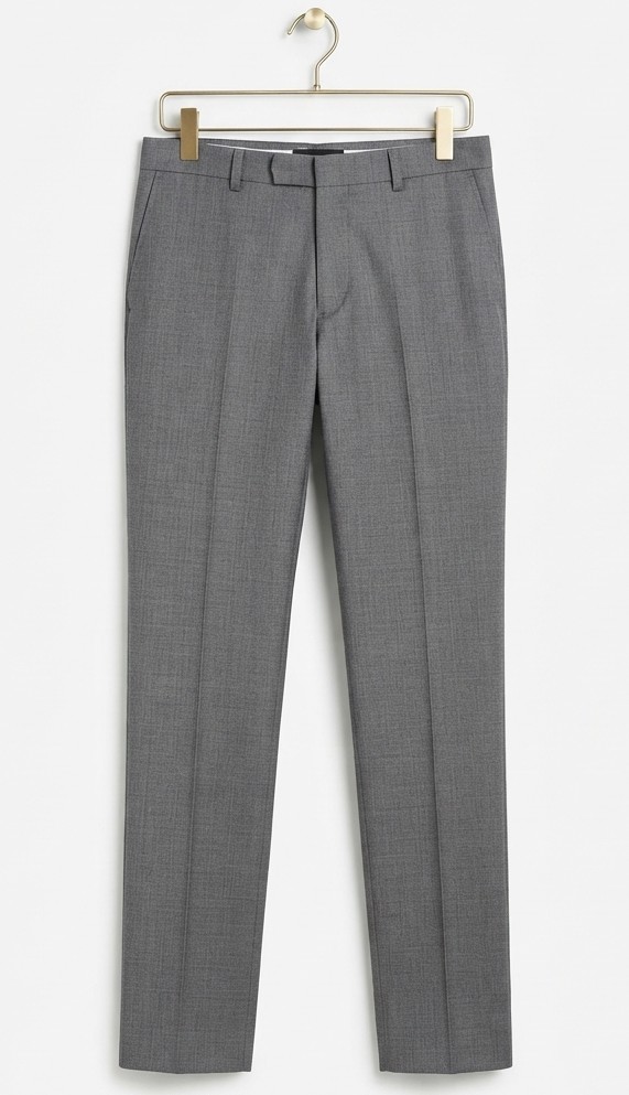 Pantalón Sastre Gris Príncipe de Gales LINEAGE (L-42) NUEVO CON ETIQUETAS 3