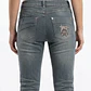 Jeans Capri Bordado Aplicaciones Brillantes BENYU (S) NUEVO CON ETIQUETAS - Miniatura 1