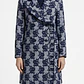 Abrigo Vuelos Jacquard Floral Texturizado HALOGEN (S-M) NUEVO - Miniatura 1