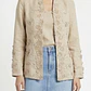 Blazer Diseño Floral Tridimensional 100% Ramie LISA RENÉ (S) SHOWROOM - thumbnail 1