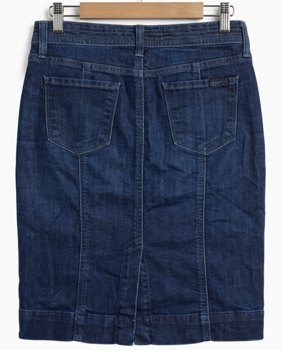 Minifalda Tubo Dark Denim Stretch 7 FOR ALL MANKIND (25-S)  2