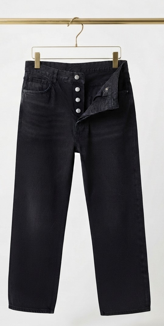 Jeans Editor Negro  TOPSHOP (XL-46) NUEVO CON ETIQUETAS 3