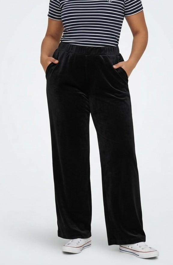 Pantalón Ancho de Terciopelo CATHERINE'S (XL) NUEVO CON ETIQUETAS  1