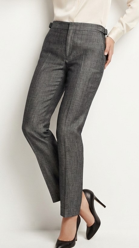 Pantalón de Vestir 100% Lino  con Ajustadores Laterales HUGO BOSS (M-L) SHOWROOM 1