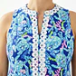 Vestido Jane Shift Corsica BlueTurtle Villa LILLY PULITZER (XL) NUEVO - thumbnail 2