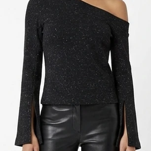 Top diseño One Shoulder Manga Campana Purpurina  SINGOLARE (XS)