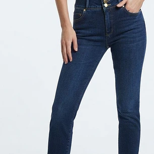 Jeans Tiro Alto Push Up Efecto Modelador ELLE (S-36) NUEVO CON ETIQUETAS