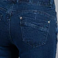 Jeans Tiro Alto Push Up Efecto Modelador ELLE (S-36) NUEVO CON ETIQUETAS - Miniatura 2