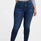 Skinny Jeans Tiro Medio en Lavado Azul Oscuro AMERICAN EAGLE (XL-46) NUEVO CON ETIQUETAS - Miniatura 1