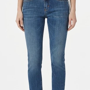 Jeans Skinny Azul Lavado Pedal Pusher CLOSED (XS-34) NUVO CON ETIQUETAS