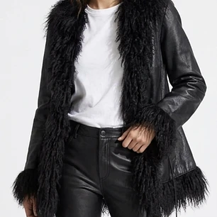 Chaqueta 100% Cuero Faux Fur Penny Lane ROSSANA (M-L) 