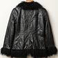 Chaqueta 100% Cuero Faux Fur Penny Lane ROSSANA (M-L)  - thumbnail 6