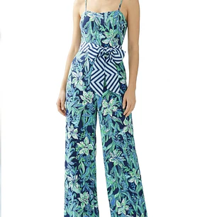 Enterito Largo Diseño NILA JUMPSUIT LILLY PULITZER (S) NUEVO CON ETIQUETAS