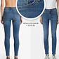 Jeans Skinny Azul Lavado Pedal Pusher CLOSED (XS-34) NUVO CON ETIQUETAS - Miniatura 4