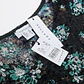 Crop Top de Encaje Floral Escote Cuadrado y Mangas Abullonadas TOPSHOP (Talla S) NUEVO CON ETIQUETAS - Miniatura 3