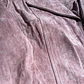 Biker 100% Cuero Gamuza Rosa Ahumado Mangas Desmontables VERO MODA (XS) NUEVO CON ETIQUETAS - Miniatura 5