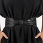 Cinturón Faja Corsetero 100% Cuero Calado VINTAGE (M-L) - thumbnail 1
