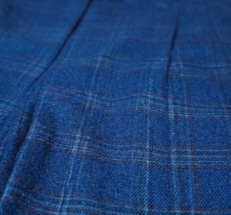 Pantalón de Vestir Azul Pata de Gallo / Escocés TOPSHOP (S-38) NUEVO CON ETIQUETAS 3