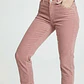 Pantalones Mom Fit de Cotele Rosa Palo TOPSHOP (L-42) NUEVO CON ETIQUETAS - Miniatura 1