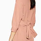 Blusa Escote V Botones y Lazada (Manga 3/4) TOPSHOP (S) NUEVO CON ETIQUETAS - Miniatura 2