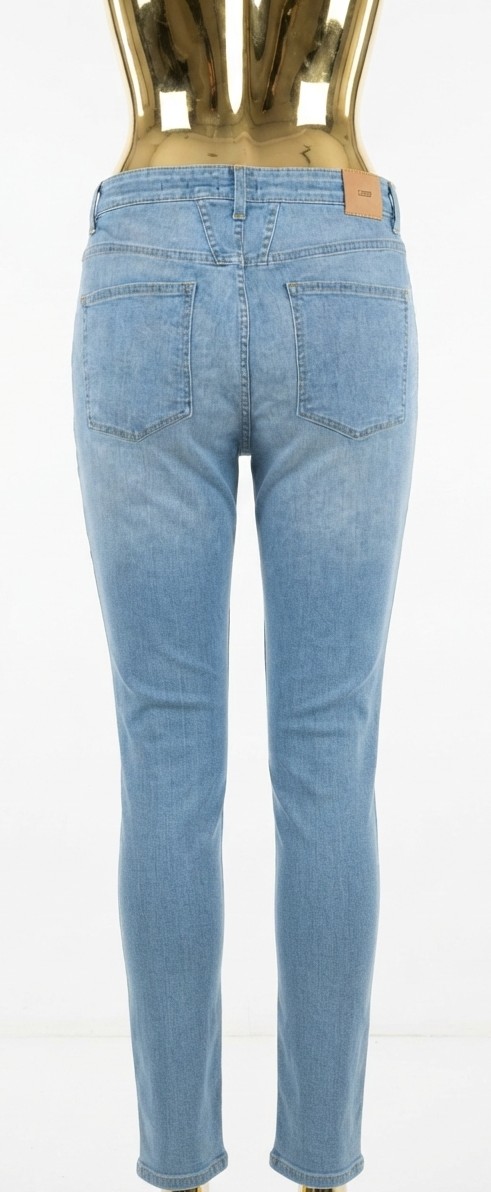 Skinny Jeans Azul Claro Tiro Alto Made in Italy CLOSED (XL-44) NUEVO CON ETIQUETAS 5