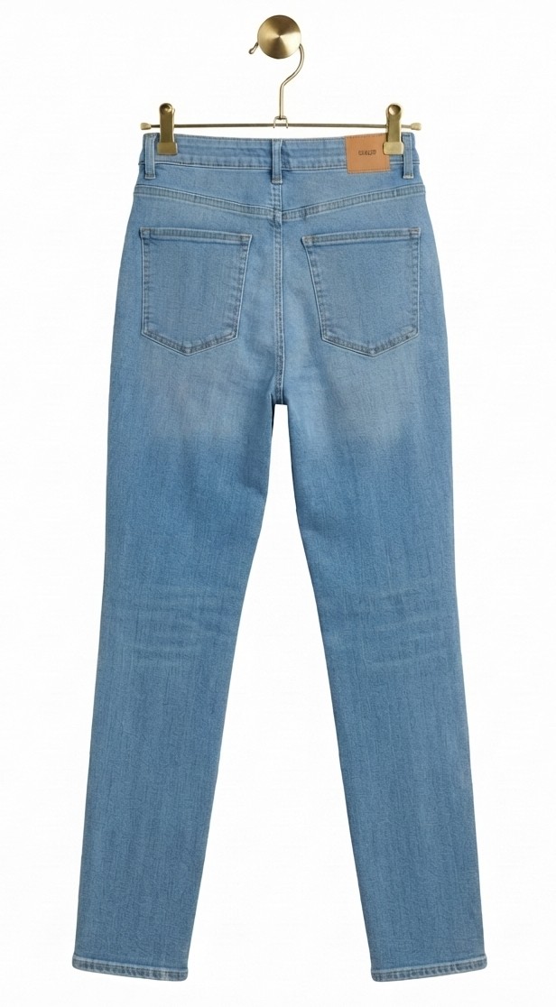 Skinny Jeans Azul Claro Tiro Alto Made in Italy CLOSED (XL-44) NUEVO CON ETIQUETAS 7