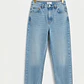 Mom Jeans Azul Claro TOPSHOP (M 40) NUEVO CON ETIQUETAS - Miniatura 4