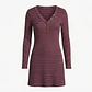 Vestido Manga Larga Estilo Henley AMERICAN EAGLE (M) NUEVO CON ETIQUETAS - Miniatura 2