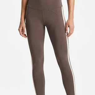Leggings Deportivo Marrón Taupe con Franja Lateral UNDER ARMOUR (L-42) NUEVO CON ETIQUETAS