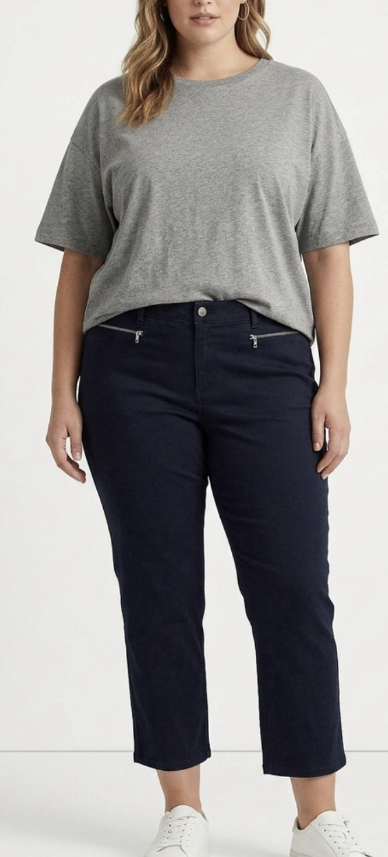 Jeans Diseño Bosillos Cierres Dorados RALPH LAUREN JEANS (XL-XXL)   2