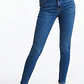 Jamie Skinny Jeans Tiro Alto Azul Medio TOPSHOP (S-36) NUEVO CON ETIQUETAS - Miniatura 2