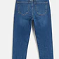 Jamie Skinny Jeans Tiro Alto Azul Medio TOPSHOP (S-36) NUEVO CON ETIQUETAS - Miniatura 4