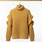 Suéter de Punto Grueso y Detalles Descubiertos en  Hombros TOPSHOP (L) NUEVO CON ETIQUETAS - Miniatura 2