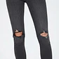  Skinny Jeans Gris Lavado con Roturas en Rodillas TOPSHOP (S-36)  - Miniatura 1