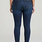 Skinny Jeans Tiro Medio en Lavado Azul Oscuro AMERICAN EAGLE (L-42) NUEVO CON ETIQUETAS - Miniatura 2