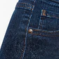 Skinny Jeans Tiro Medio en Lavado Azul Oscuro AMERICAN EAGLE (L-42) NUEVO CON ETIQUETAS - Miniatura 4