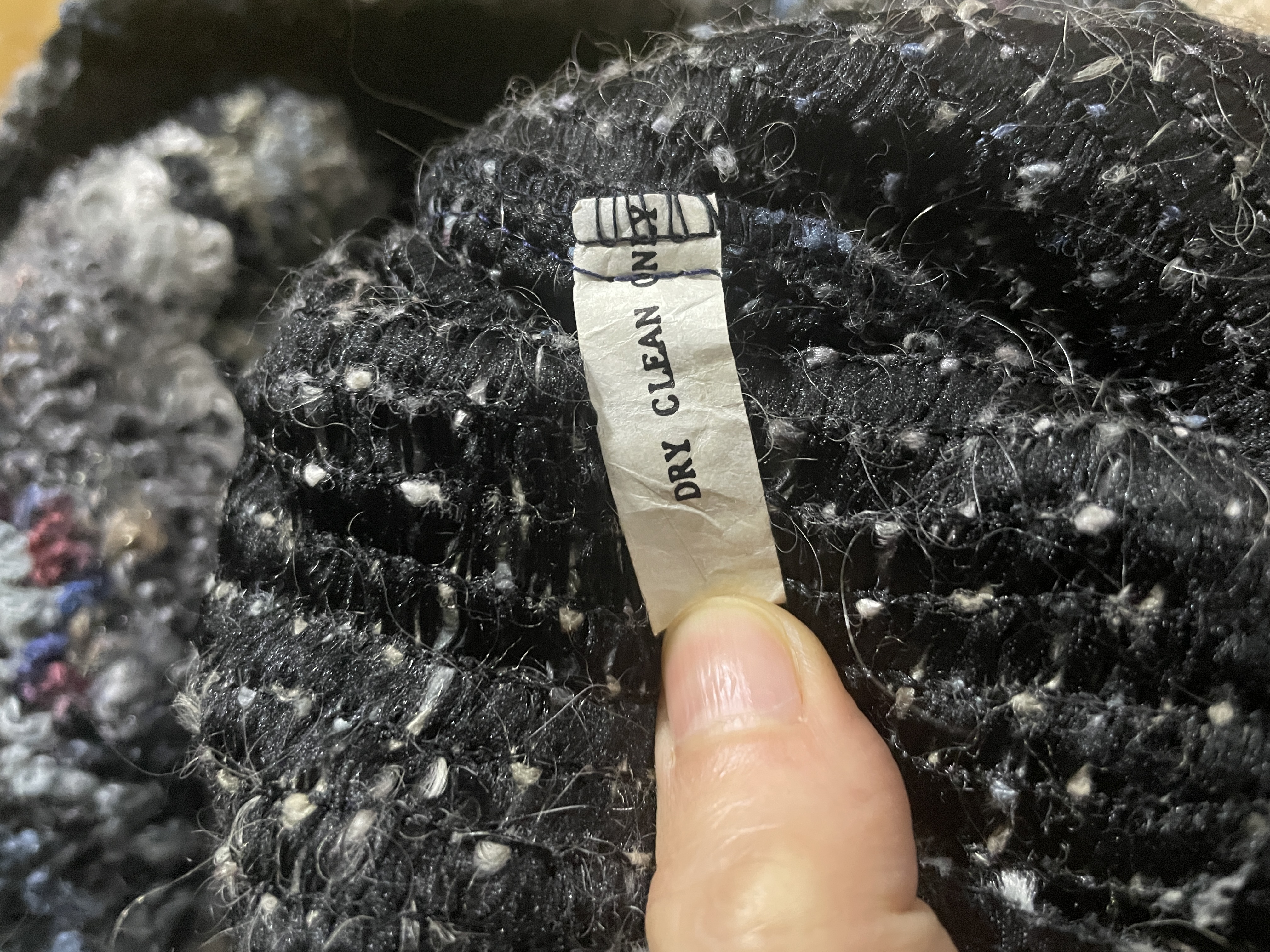 Cardigan Cropped Estilo Boucle Texturizado IT'S MAGIC BY TONY GARMENTS (S) TRUE VINTAGE  6