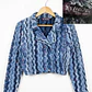 Cardigan Cropped Estilo Boucle Texturizado IT'S MAGIC BY TONY GARMENTS (S) TRUE VINTAGE  - thumbnail 7