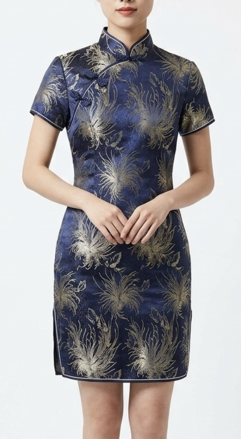 Vestido Quipao tradicional Chino (M) NUEVO  1
