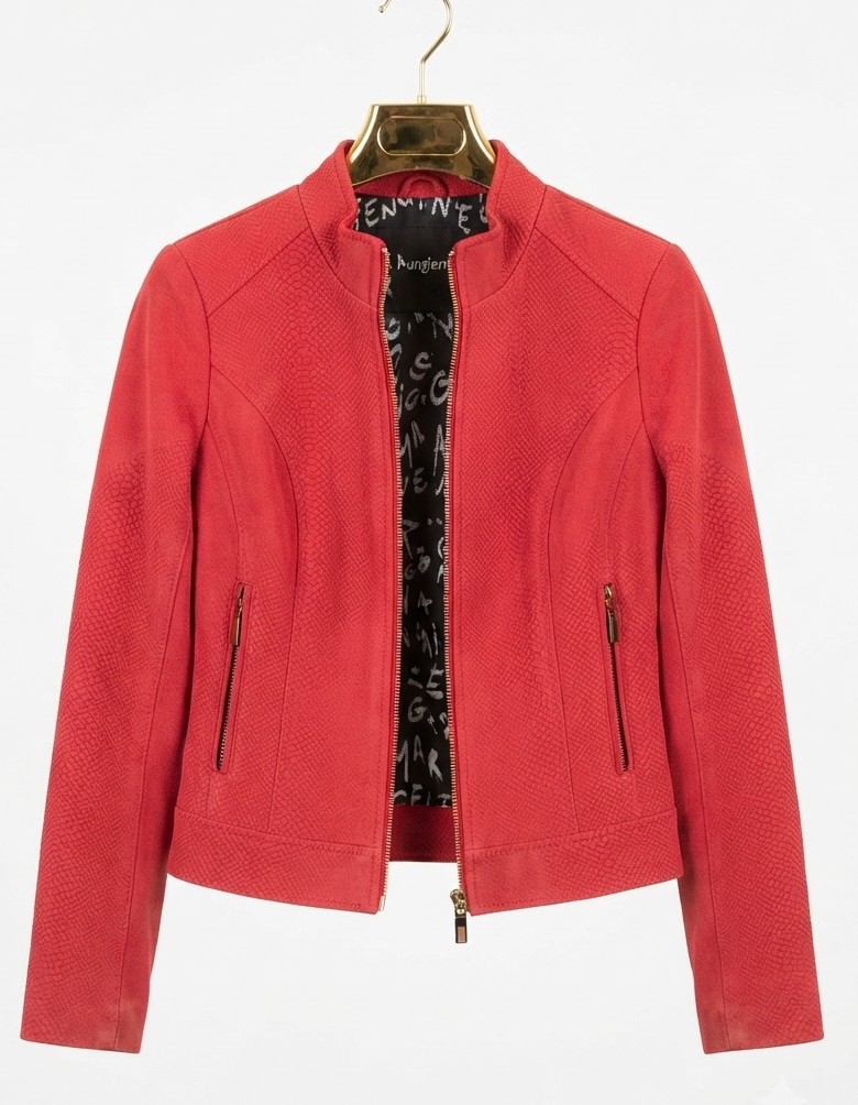 Chaqueta Biker de Ante Sintético Texturizada DESIGUAL (XS) NUEVO CON ETIQUETAS 2