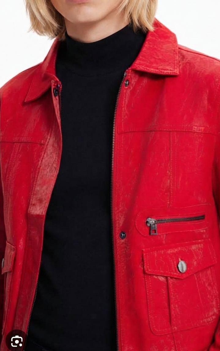 Chaqueta Biker de Efecto Piel con Bolsillos Utility DESIGUAL (XS) NUEVO CON ETIQUETAS 5