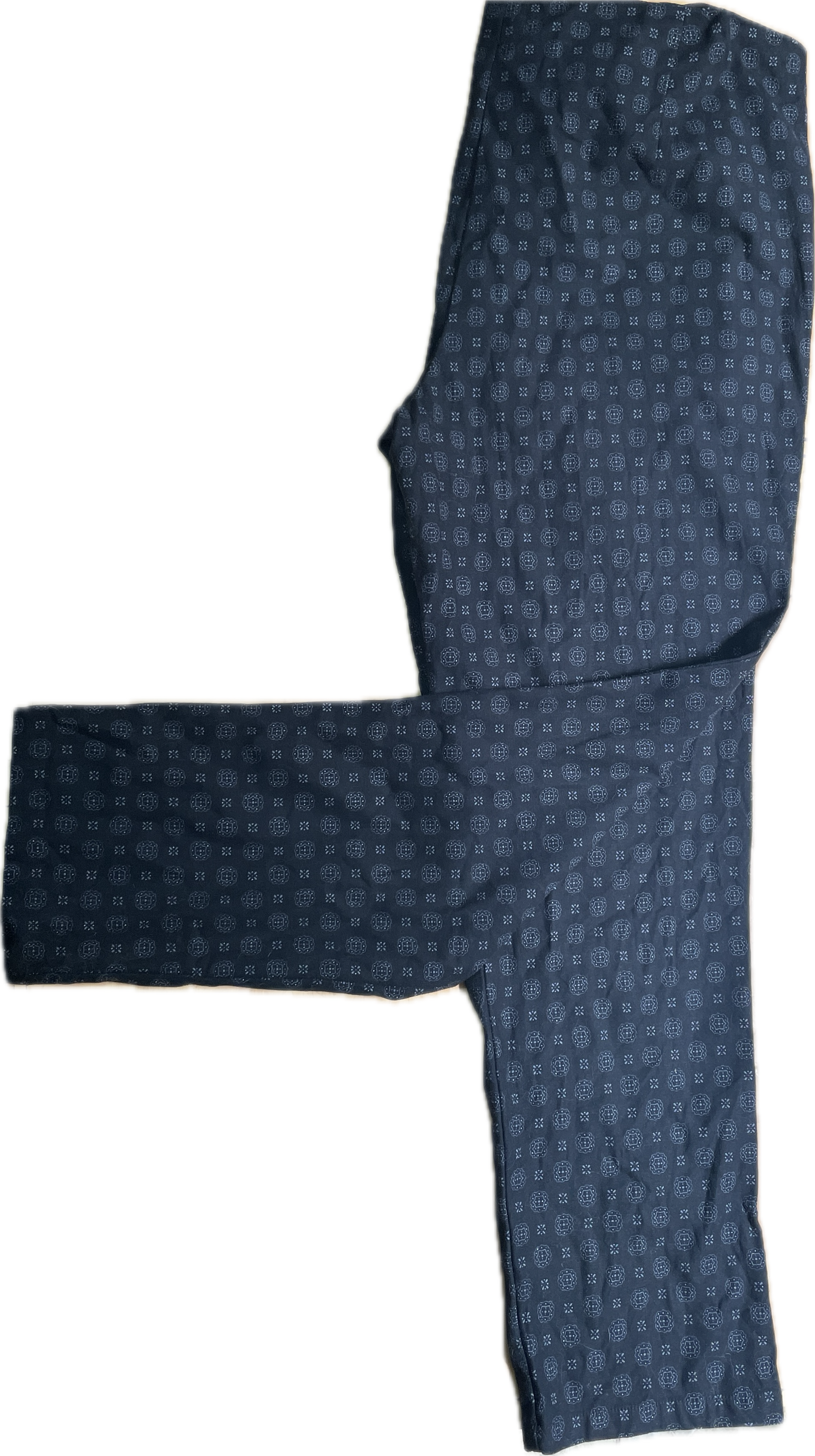 Pantalón Algodón Stretch Estampado Circle Sophia WHITE EAGLE (XL) NUEVO CON ETIQUETAS 4