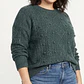 Suéter Tweed Cable-Knit Diseño Mangas 5% Lana OLD NAVY  (XL-XXL) NUEVO CON ETIQUETAS - Miniatura 1
