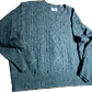 Suéter Tweed Cable-Knit Diseño Mangas 5% Lana OLD NAVY  (XL-XXL) NUEVO CON ETIQUETAS - Miniatura 4